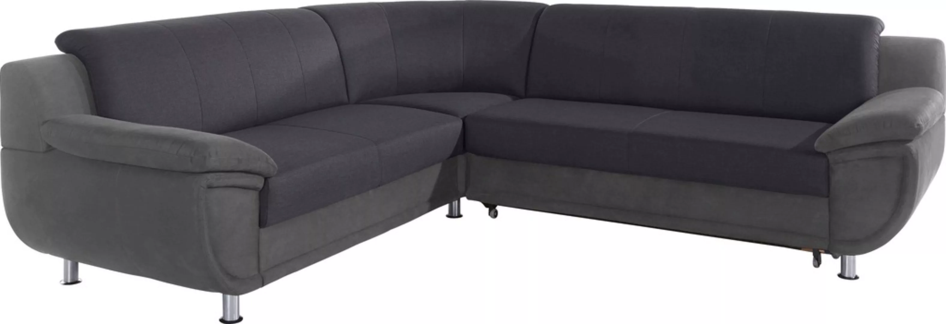 TRENDMANUFAKTUR Ecksofa "Rondo 3, zeitlos und modern, im Materialmix, L-For günstig online kaufen