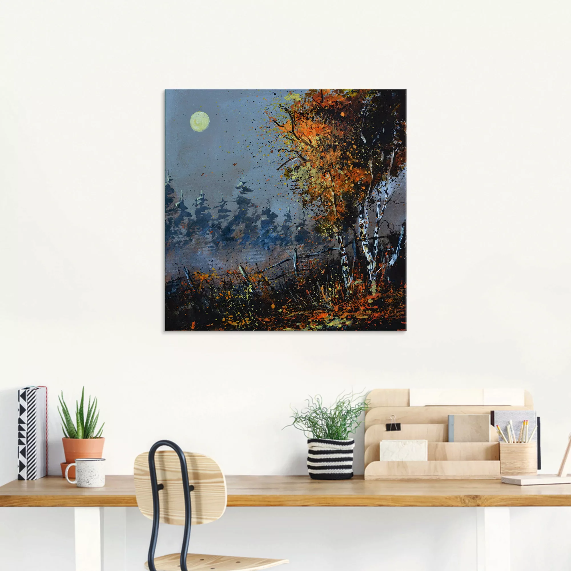 Artland Glasbild »Im Wald«, Wald, (1 St.), in verschiedenen Größen günstig online kaufen