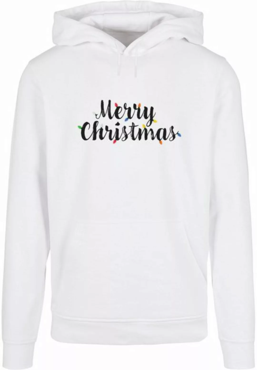 Merchcode Kapuzensweatshirt Merchcode Herren Merry Christmas Lights Basic H günstig online kaufen