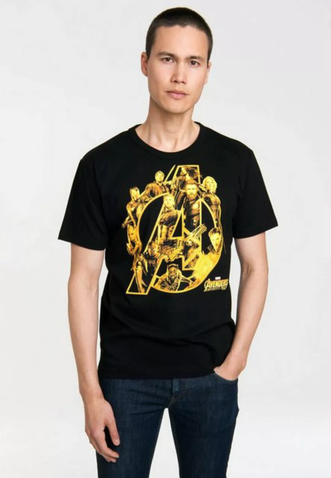 LOGOSHIRT T-Shirt "Avengers Infinity War", mit Front-Print günstig online kaufen