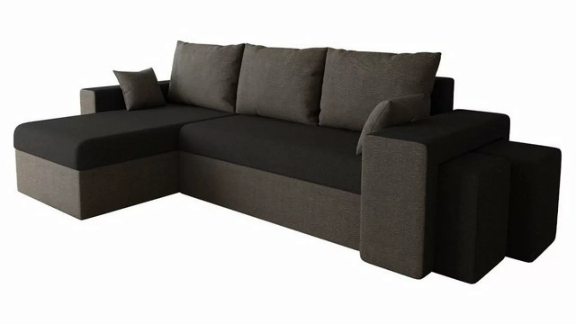 MIRJAN24 Ecksofa Kansas Lux, mit Bettkasten und Schlaffunktion, Kissen-Set, günstig online kaufen