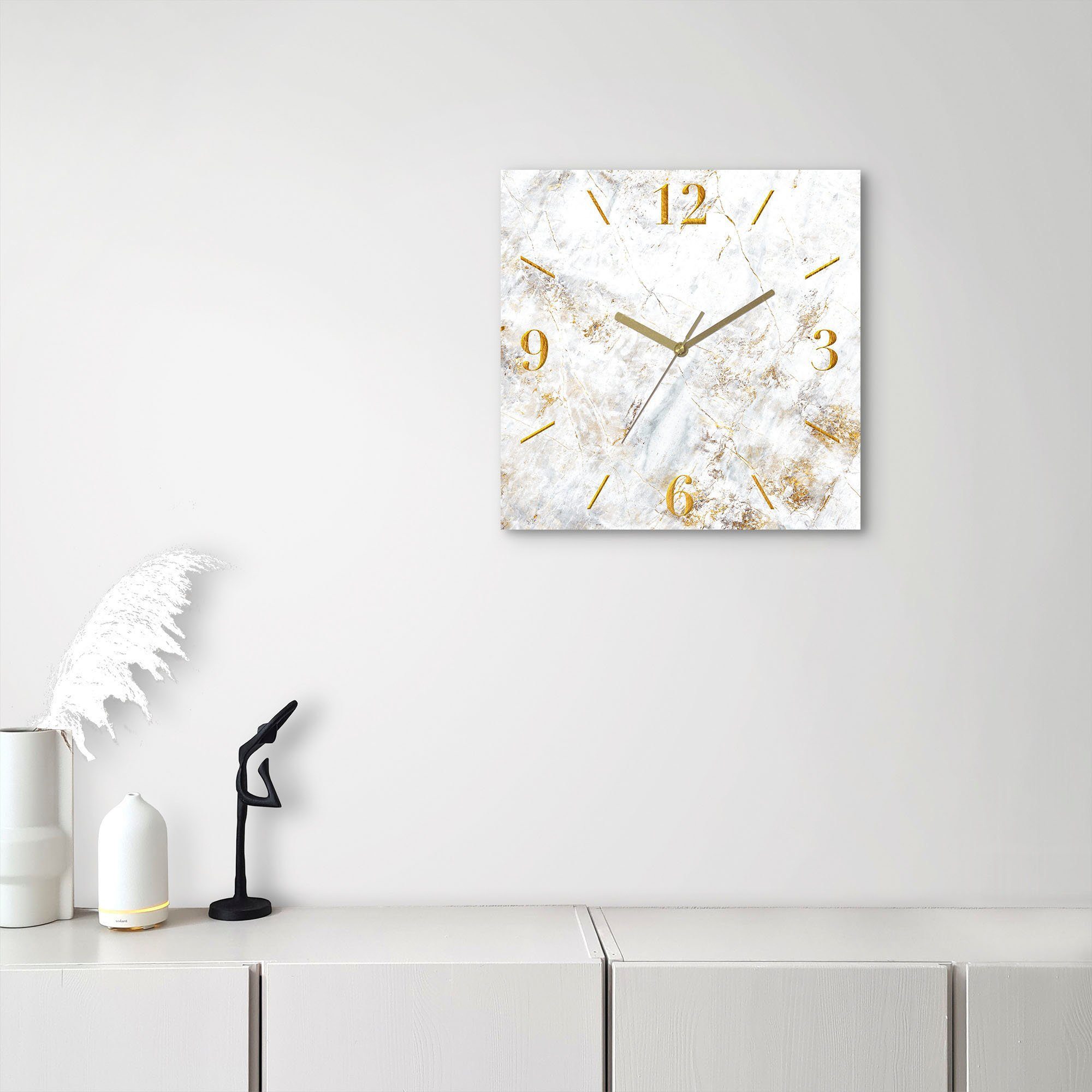 Leonique Wanduhr Marmor (analog, 30 cm) günstig online kaufen