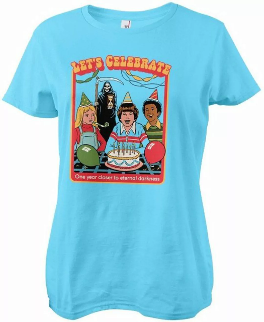 Steven Rhodes T-Shirt Let's Celebrate Girly Tee günstig online kaufen