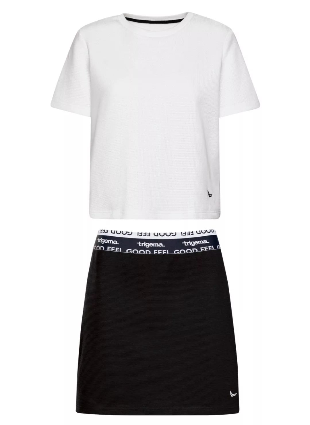 Trigema Freizeitanzug "TRIGEMA Freizeit-Set aus Cropped Oversized T-Shirt u günstig online kaufen