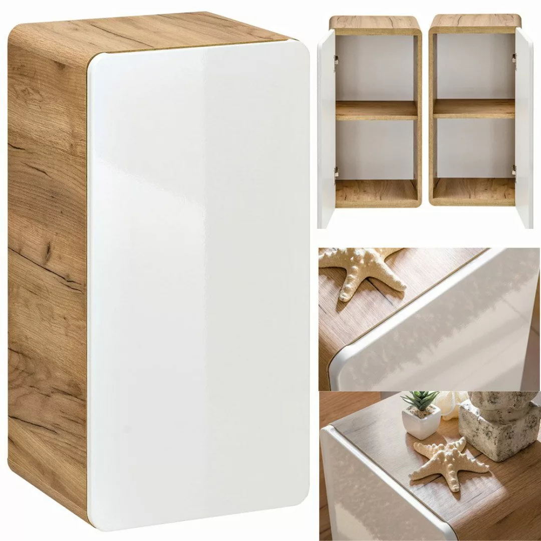 Lomadox Unterschrank LUTON-56 Badezimmer hängend, Hochglanz günstig online kaufen