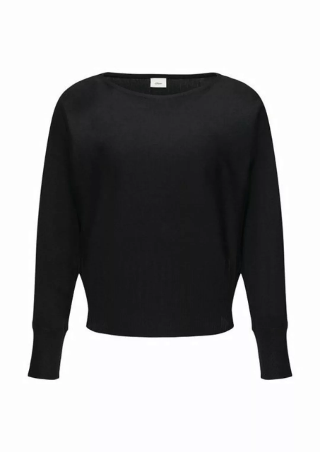 s.Oliver BLACK LABEL Strickpullover - dünner Pullover mit Strukturmuster - günstig online kaufen