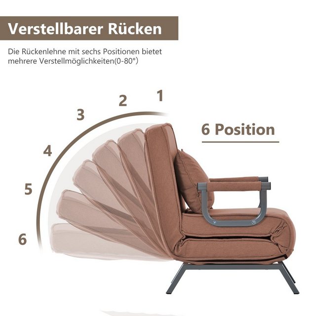 REDOM Schlafsofa Schlafsessel Sessel Polsterstuhl Stuhl Relaxsessel Bett Co günstig online kaufen