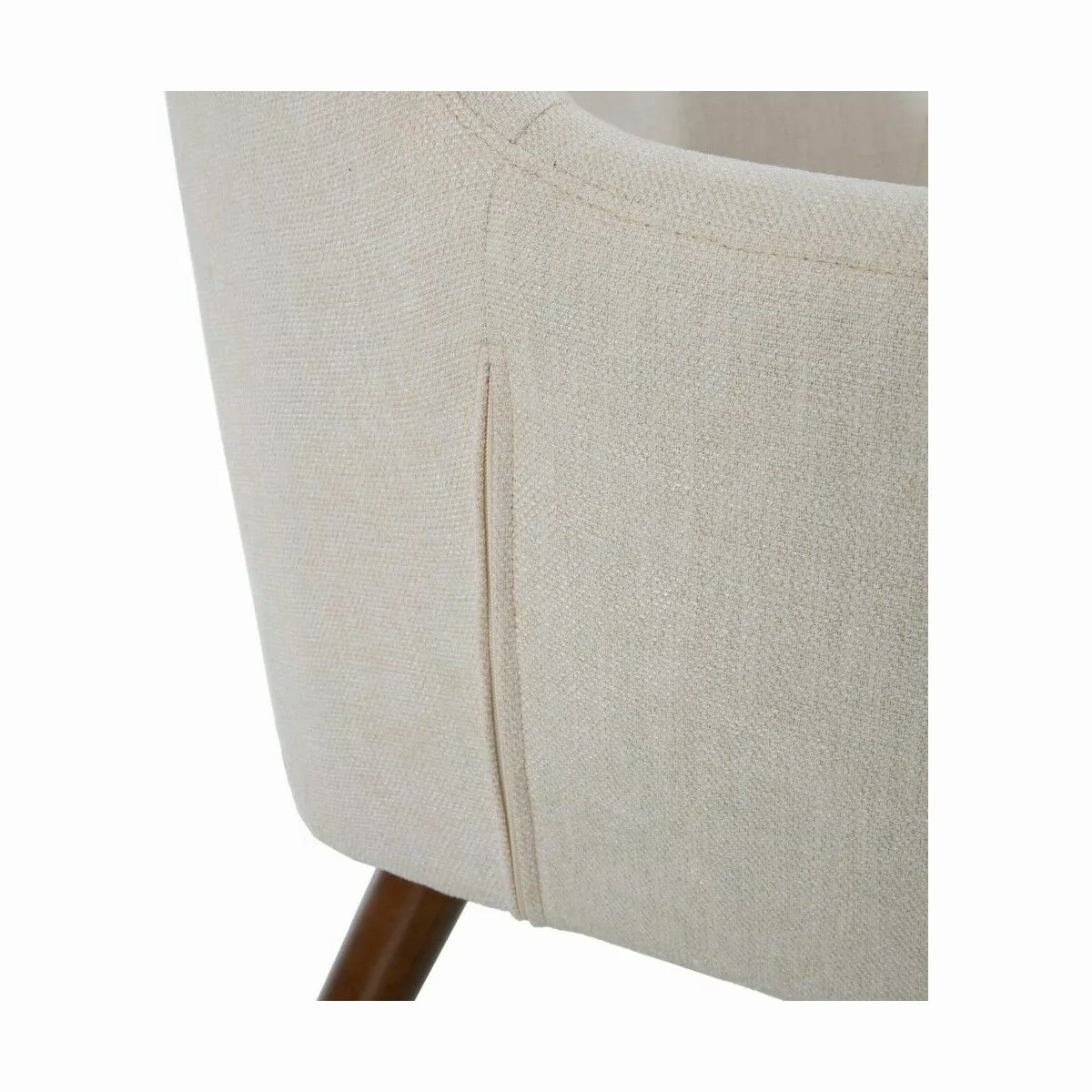 Sessel 67 X 67 X 81,5 Cm Synthetische Stoffe Holz Creme günstig online kaufen