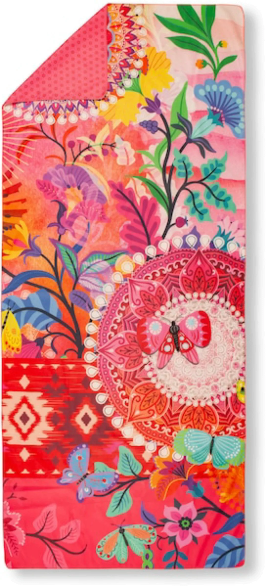 hip Strandtuch »Giselah«, (1 St., Strandtuch 100 x 180 cm), Mandala günstig online kaufen