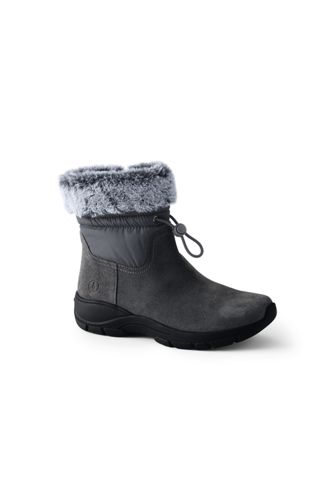 Isolierte Schneestiefel, Damen, Größe: 41 Normal, Grau, Wildleder, by Lands günstig online kaufen