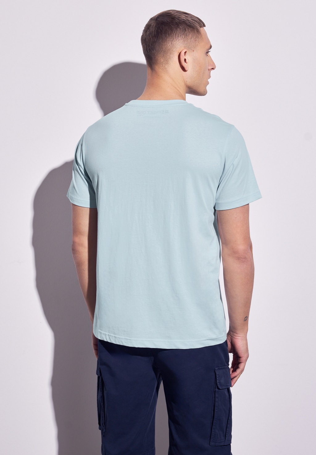 STREET ONE MEN T-Shirt, mit Rundhalsausschnitt günstig online kaufen
