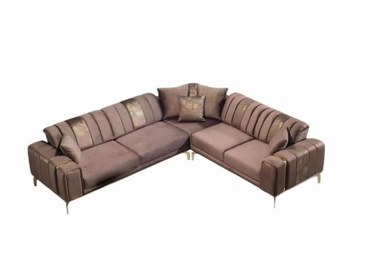 Villa Möbel Ecksofa Eden, Set, mit Relax-/Bettfunktion durch umklappbare Rü günstig online kaufen