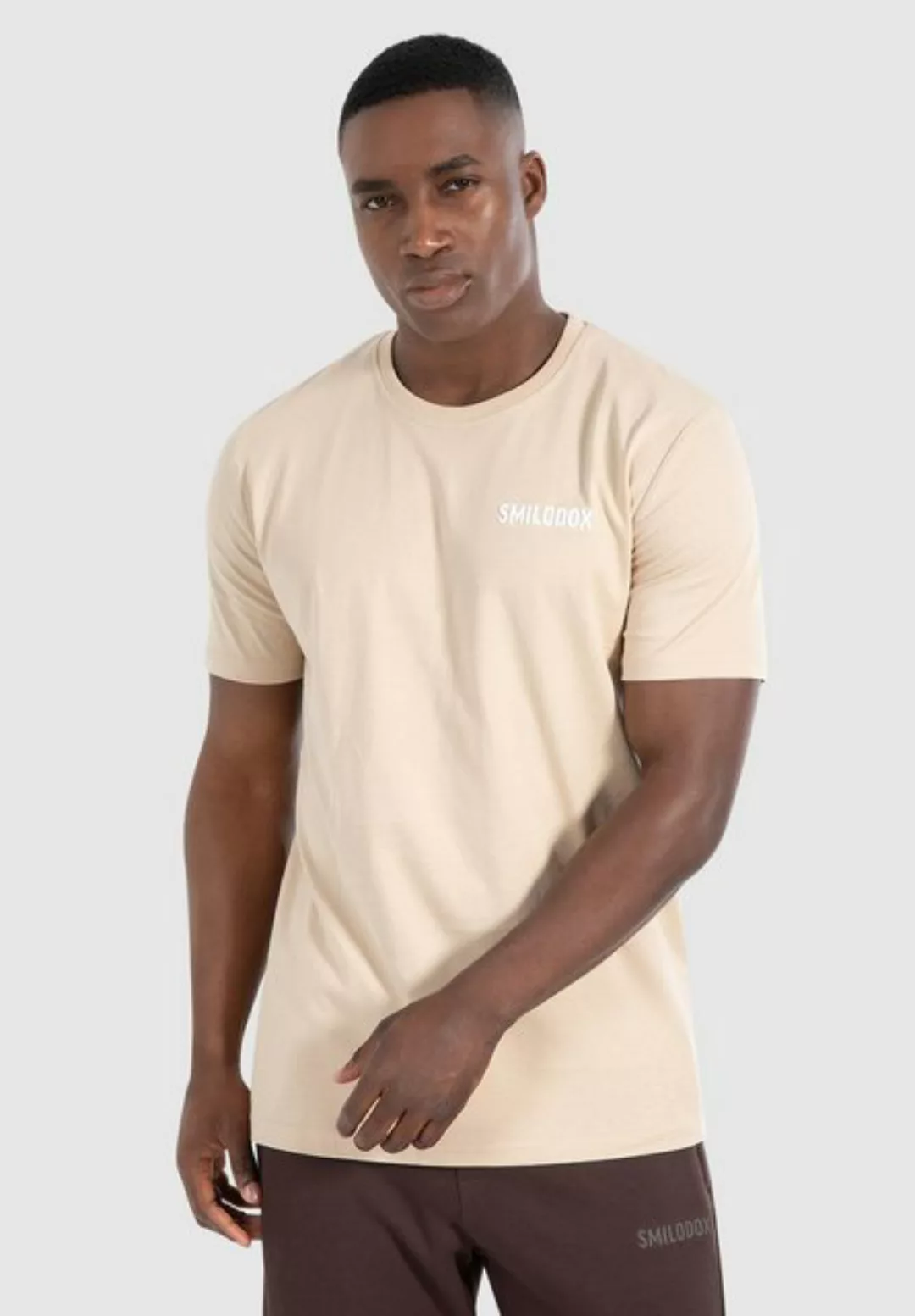 Smilodox T-Shirt Lennard 100% Baumwolle günstig online kaufen