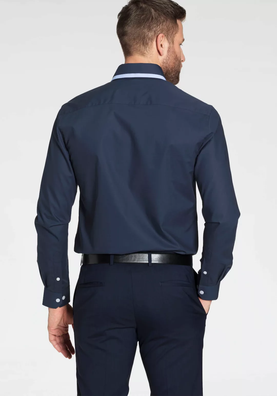 Bruno Banani Langarmhemd "Button-down-Kragen, das perfekte Hemd für viele A günstig online kaufen