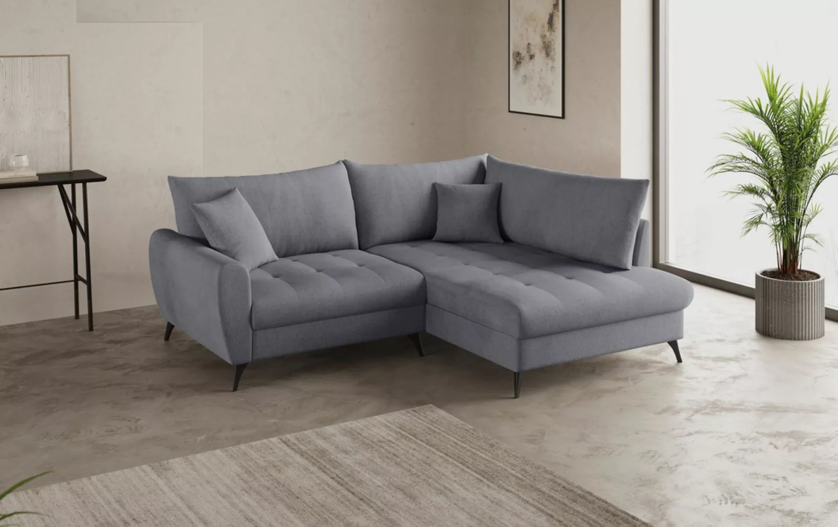 Mr. Couch Ecksofa "Blackburn II, L-Form", Mit Kaltschaumpolsterung bis 140 günstig online kaufen