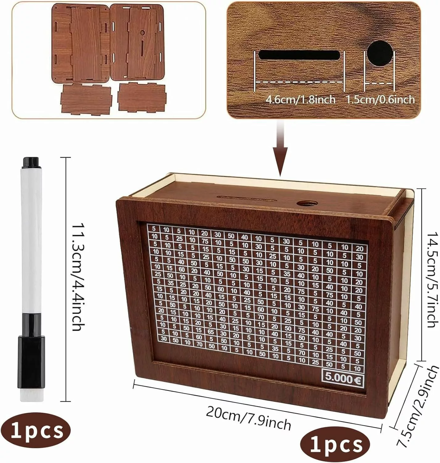 BlingBin Spardose Retro Sparbüchse Aufbewahrungsbox aus günstig online kaufen