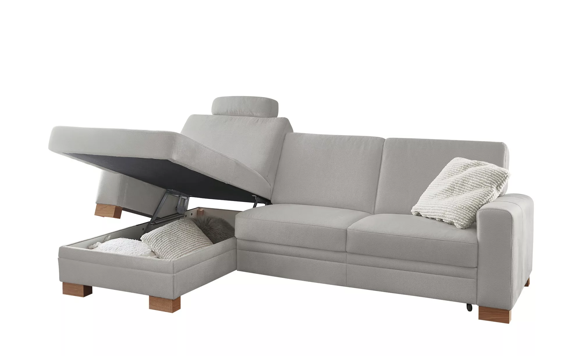 meinSofa Ecksofa  Uli-S ¦ grau ¦ Maße (cm): B: 270 H: 90 T: 258.0 Polstermö günstig online kaufen