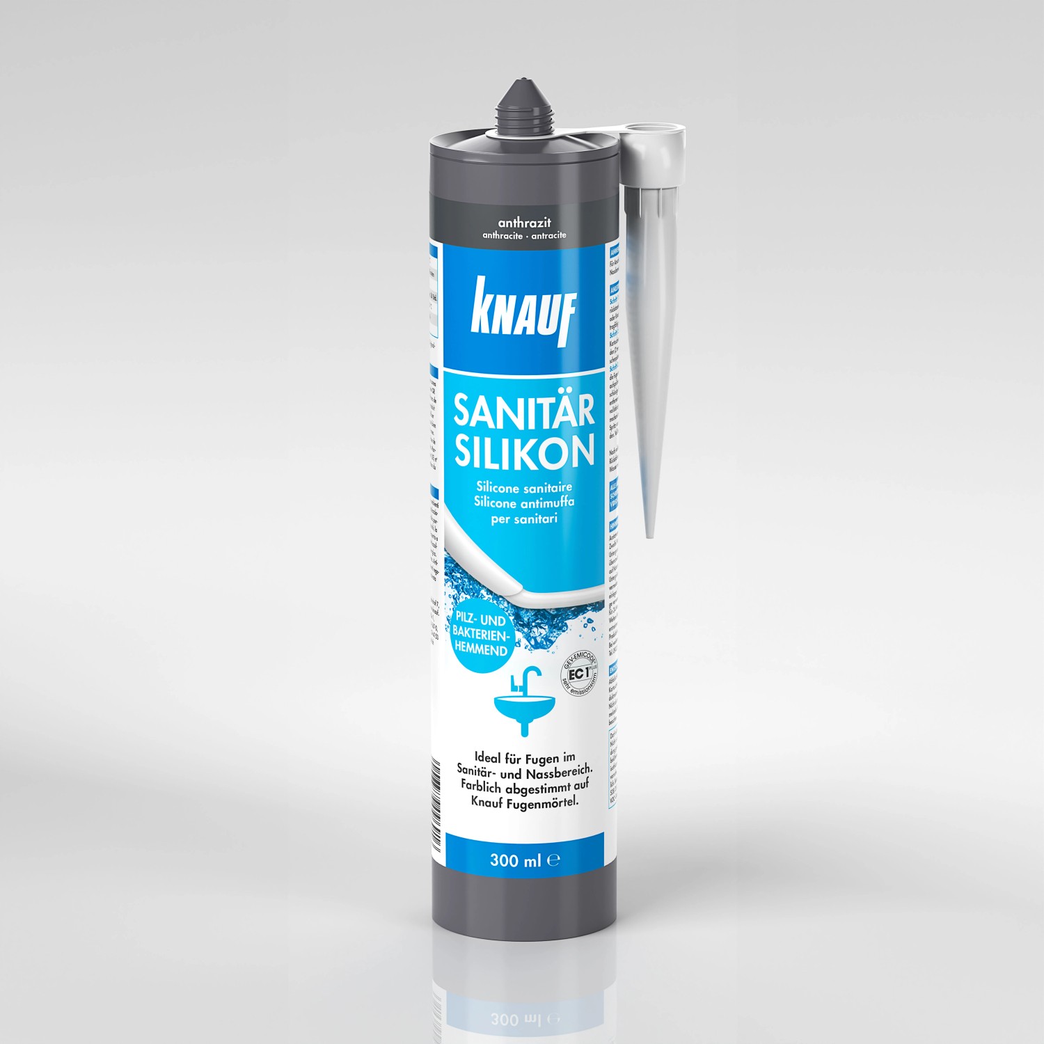 Knauf Sanitär-Silikon Anthrazit 300 ml günstig online kaufen