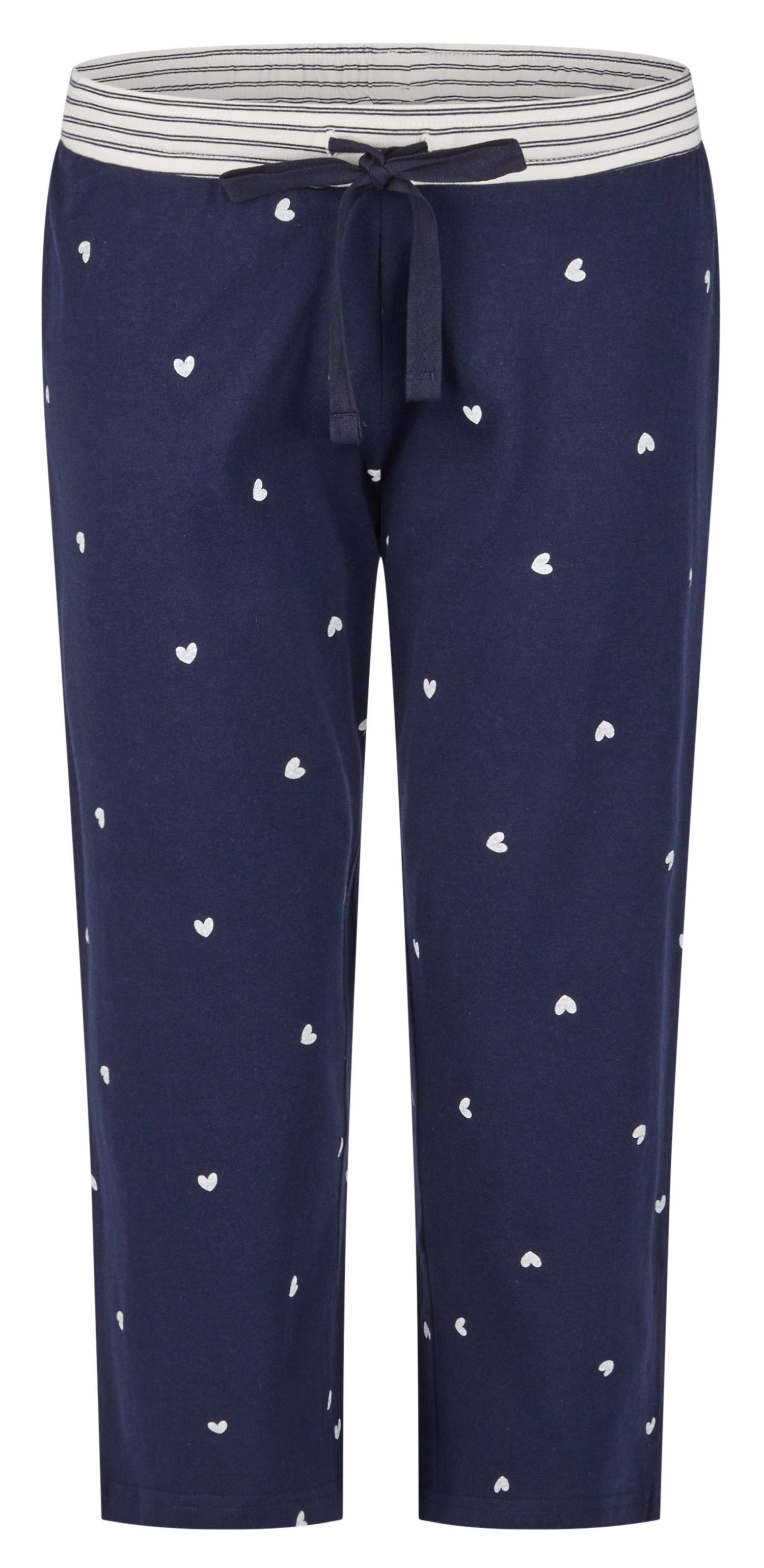 By Louise Pyjamahose Damen Schlafanzughose Capri günstig online kaufen