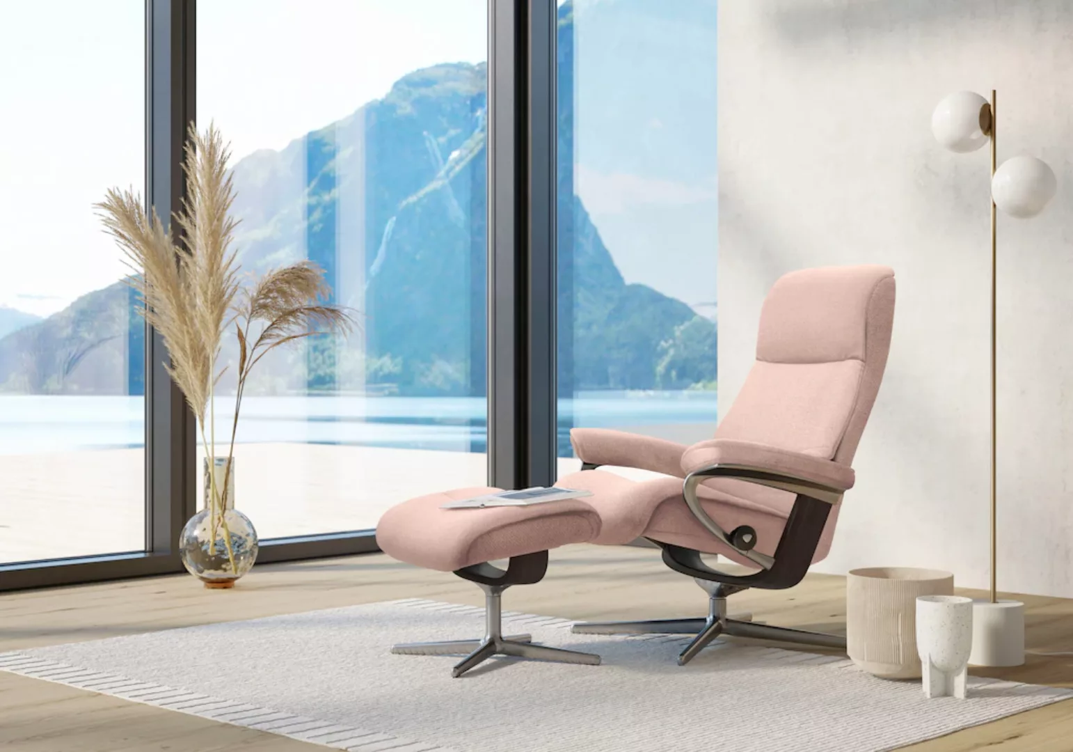 Stressless Relaxsessel "View", (Set, Relaxsessel mit Hocker), mit Hocker, m günstig online kaufen