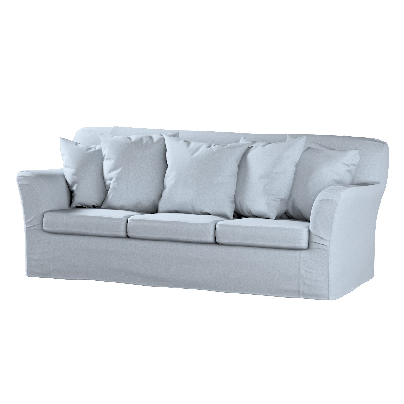 Bezug für Tomelilla 3-Sitzer Sofa nicht ausklappbar, steingrau, Sofahusse, günstig online kaufen