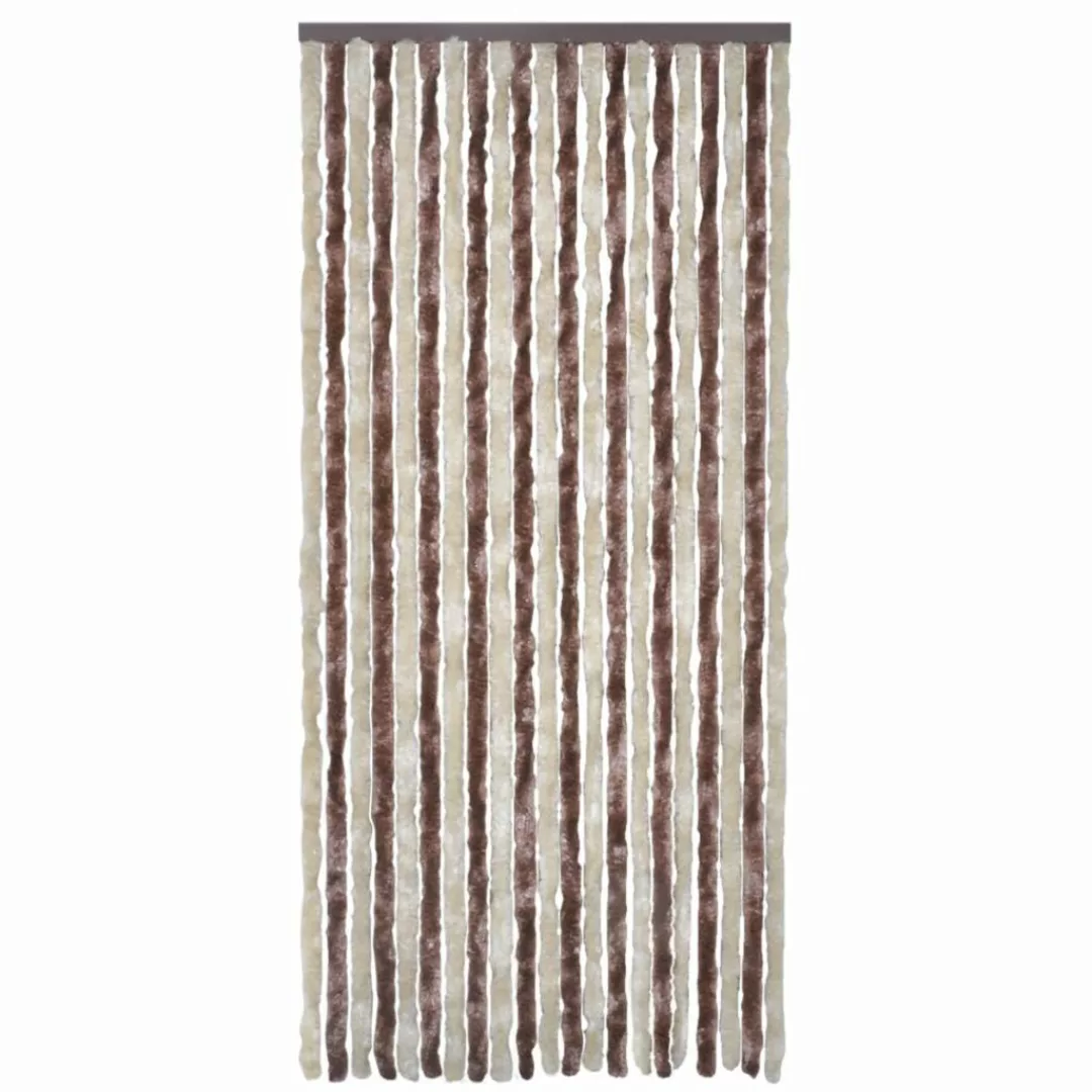 Insektenschutz-vorhang Beige Und Hellbraun 100x220 Cm Chenille günstig online kaufen