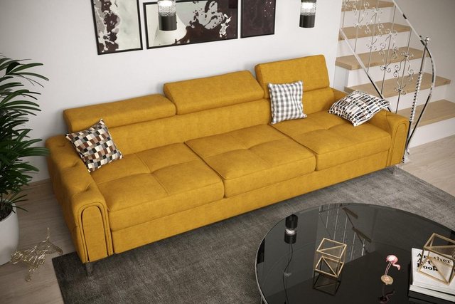 JVmoebel Sofa Sofa 3 Sitzer Kunstleder Sofas Couch Polster Luxus Möbel Drei günstig online kaufen