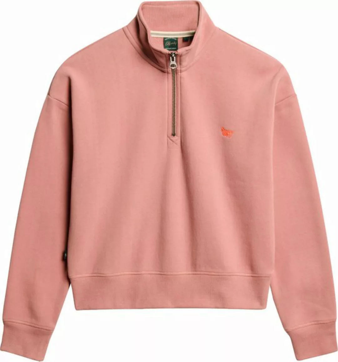 Superdry Sweatshirt ESSENTIAL HALF ZIP SWEATSHIRT günstig online kaufen