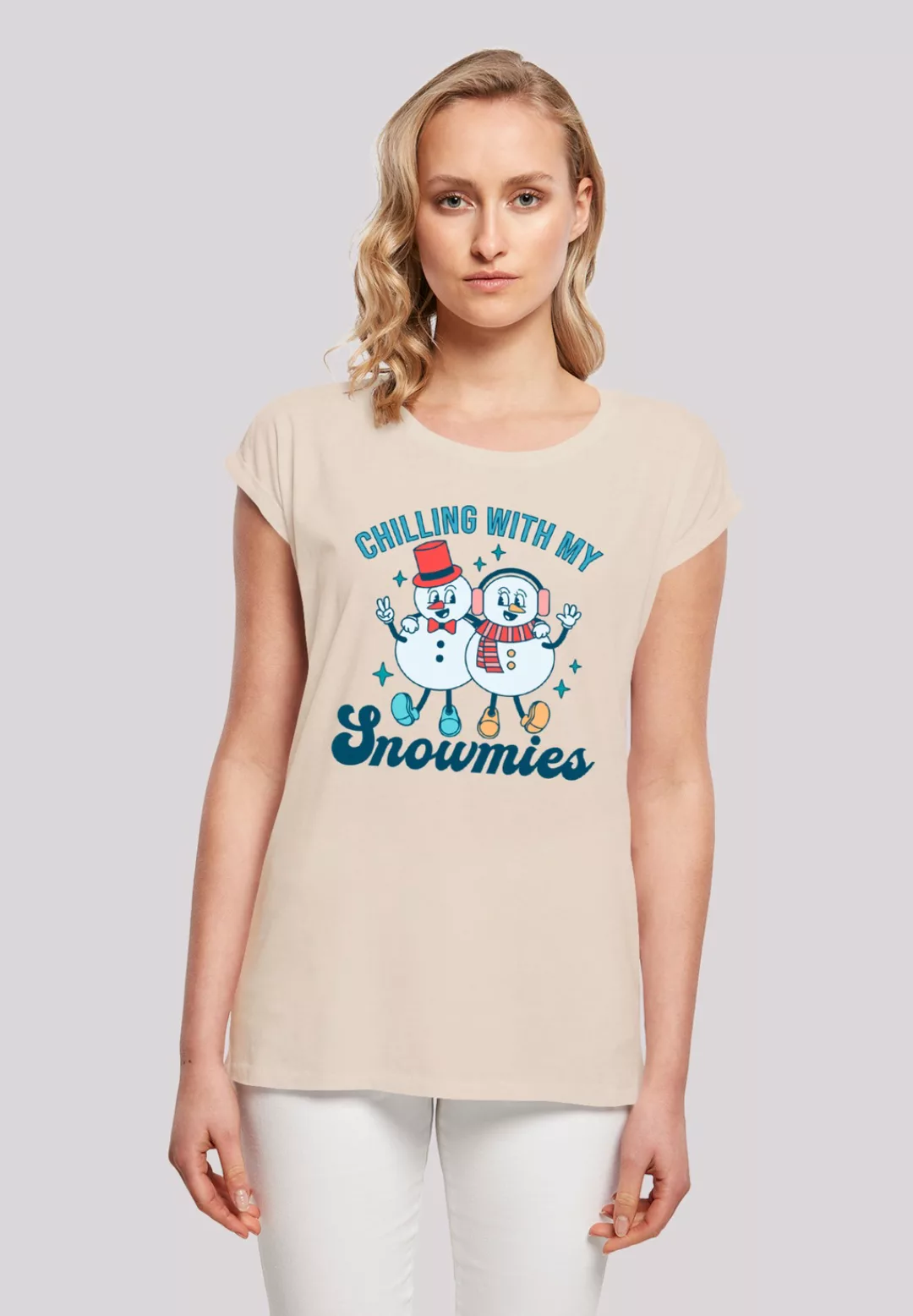 F4NT4STIC T-Shirt "Chilling with My Snowmies", Premium Qualität günstig online kaufen