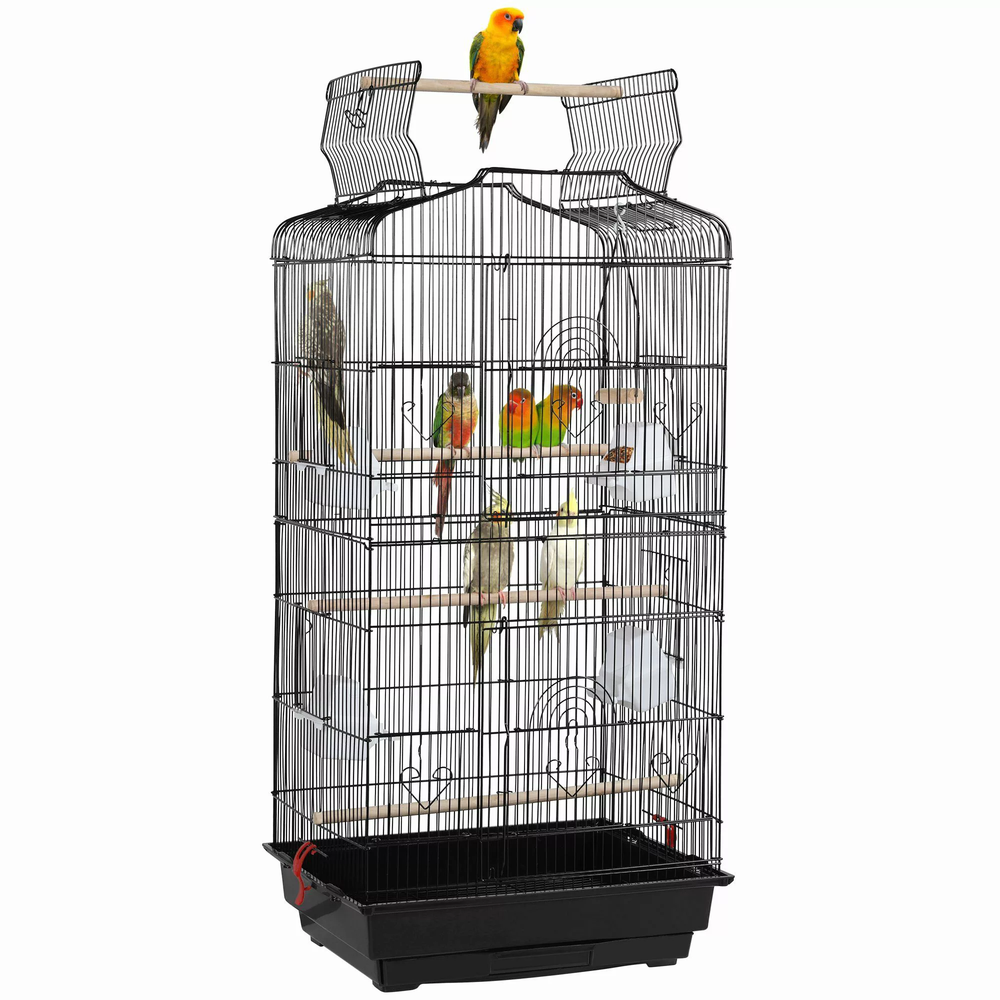 Yaheetech Vogelkäfig Vogelvoliere, Vogelhaus für Papagei günstig online kaufen
