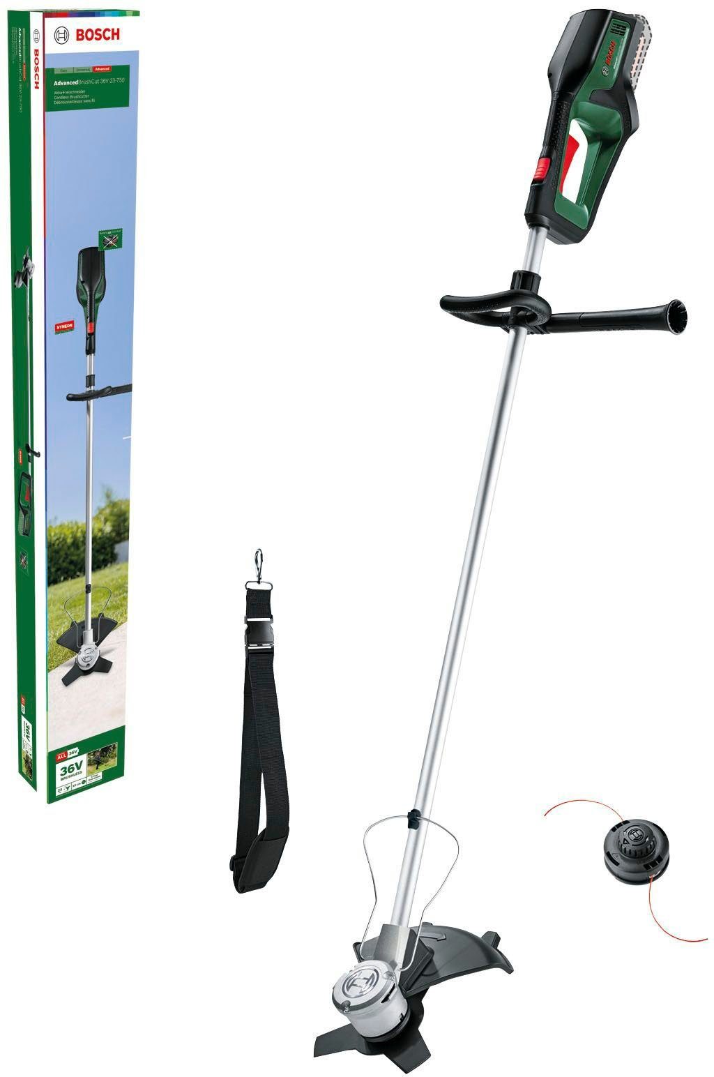 Bosch Home & Garden Akku-Rasentrimmer "AdvancedBrushCut 36V-23-750", ohne A günstig online kaufen