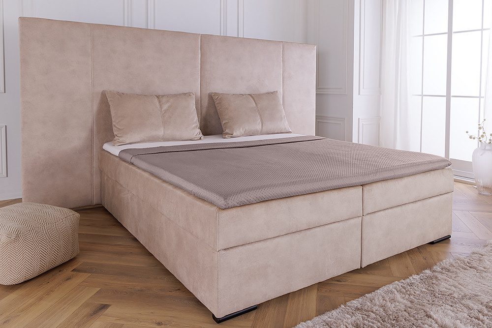 riess-ambiente Boxspringbett SUITE HOTELBETT 180x200cm champagner günstig online kaufen