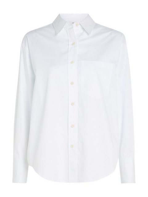 Calvin Klein Hemdbluse RELAXED COTTON SHIRT mit durchgehender Knopfleiste günstig online kaufen