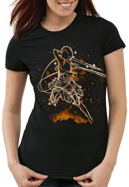 style3 T-Shirt Shiganshina Defence japan anime AoT Titan on Attack günstig online kaufen