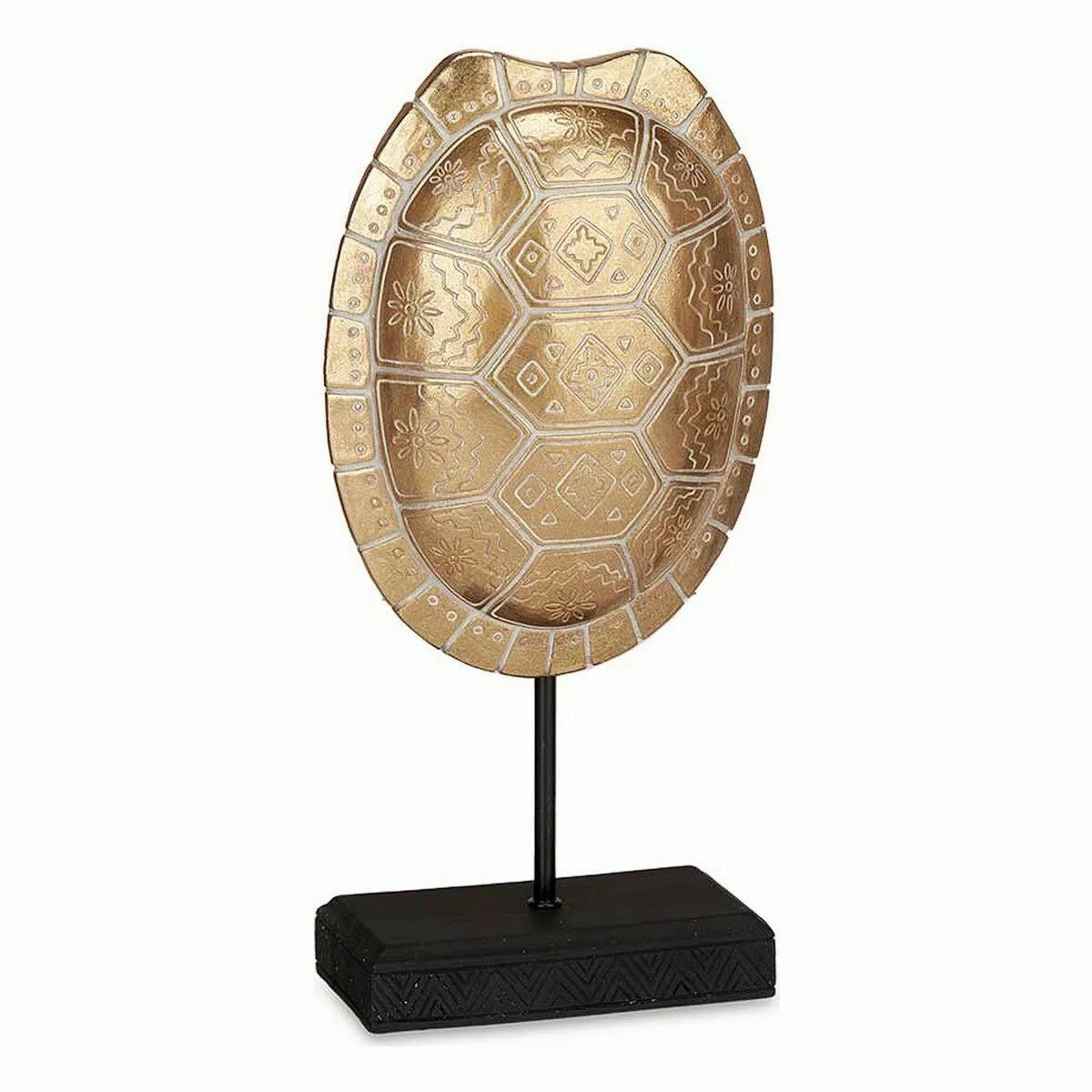 Deko-figur Tortoise Golden Polyesterharz (17,5 X 36 X 10,5 Cm) günstig online kaufen