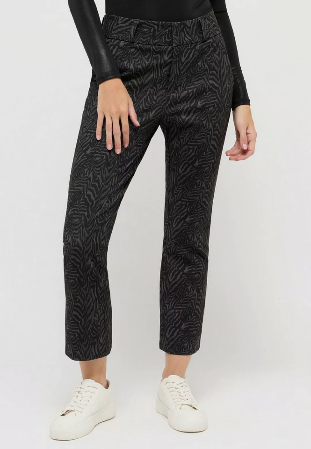 ANGELS 7/8-Hose Hose Leni Crop Chic mit Animalprint günstig online kaufen