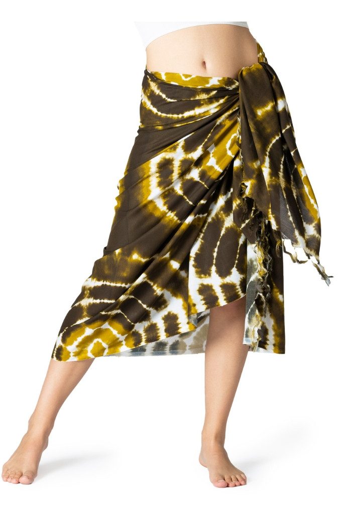 PANASIAM Pareo Sarong Tie-Dye farbenfrohes Hüfttuch günstig online kaufen