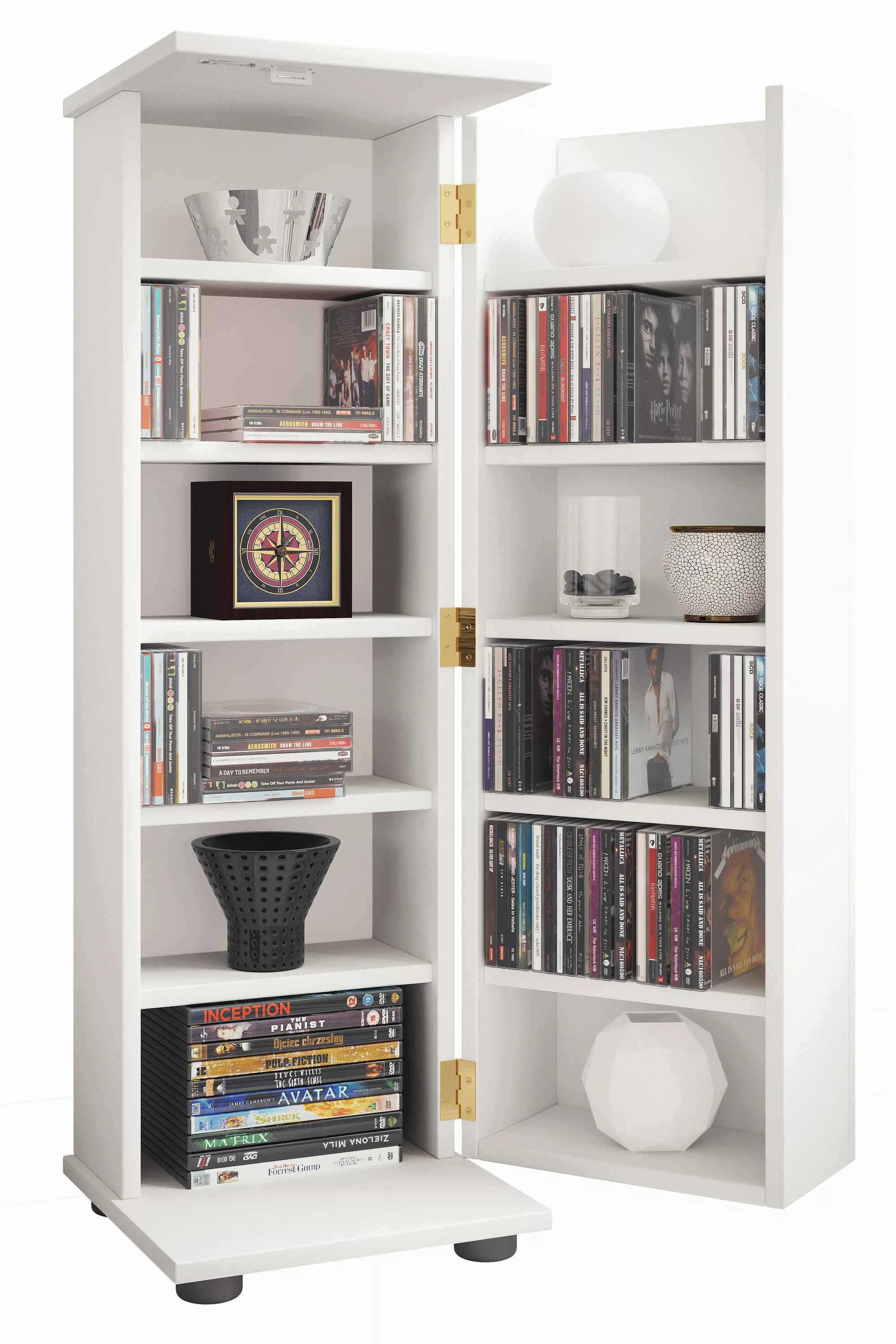 VCM CD-Regal Holz Schrank CD DVD günstig online kaufen