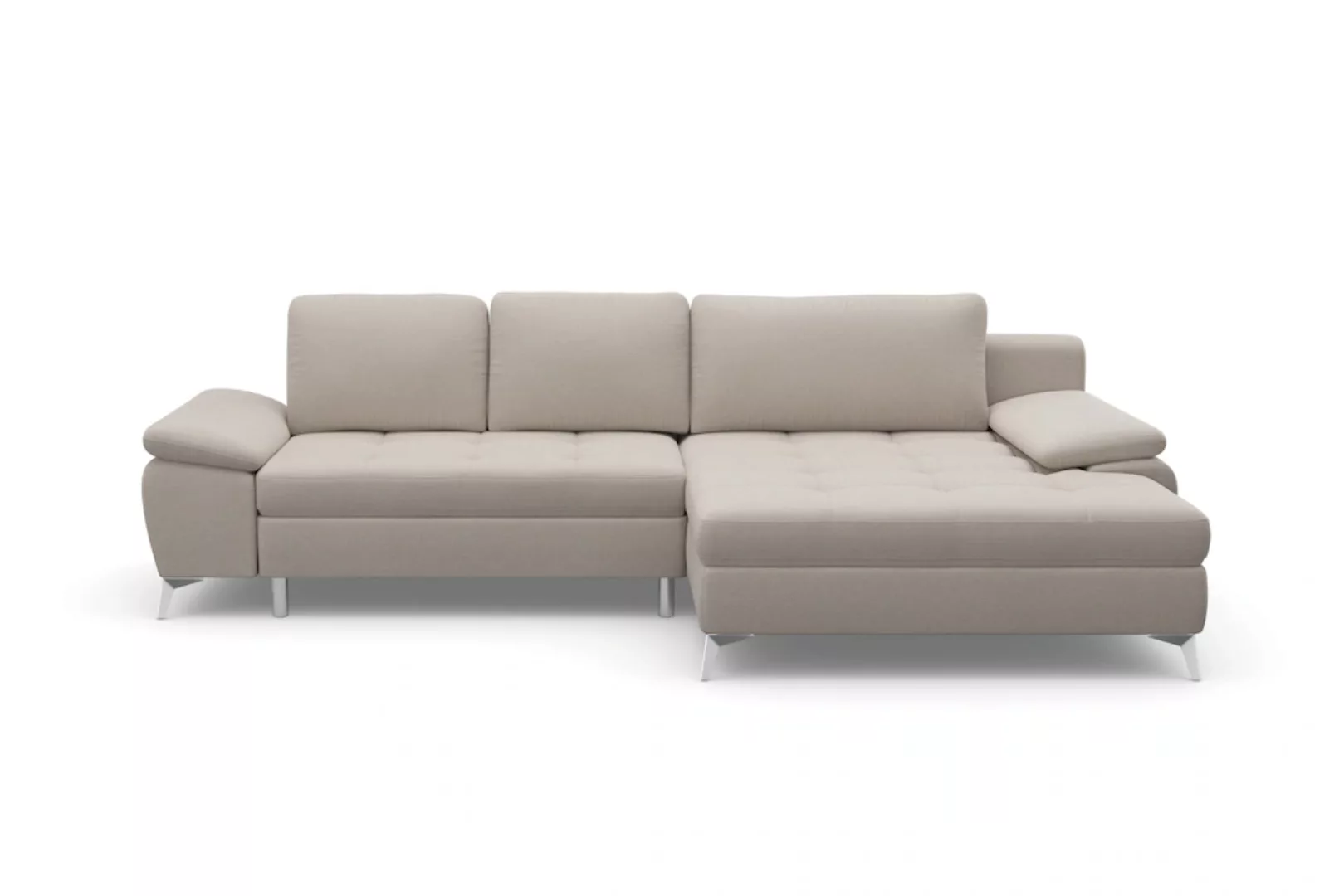 sit&more Ecksofa "Latigo L-Form", mit Mega-Recamiere, wahlweise mit Bettfun günstig online kaufen