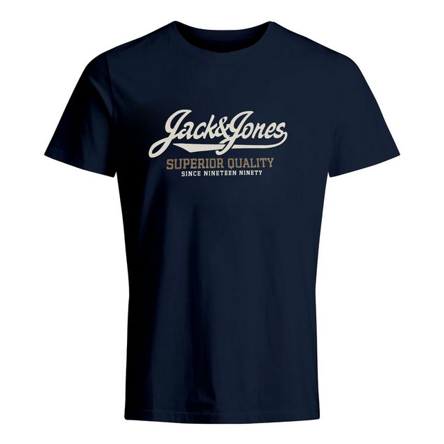 Jack & Jones Print-Shirt T-Shirt Crew Neck mit großem Markenprint günstig online kaufen