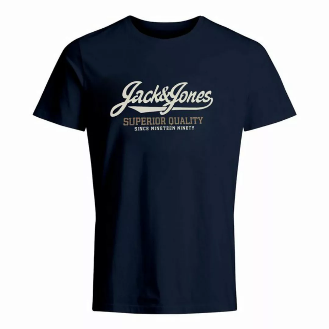 Jack & Jones Print-Shirt T-Shirt Crew Neck mit großem Markenprint günstig online kaufen