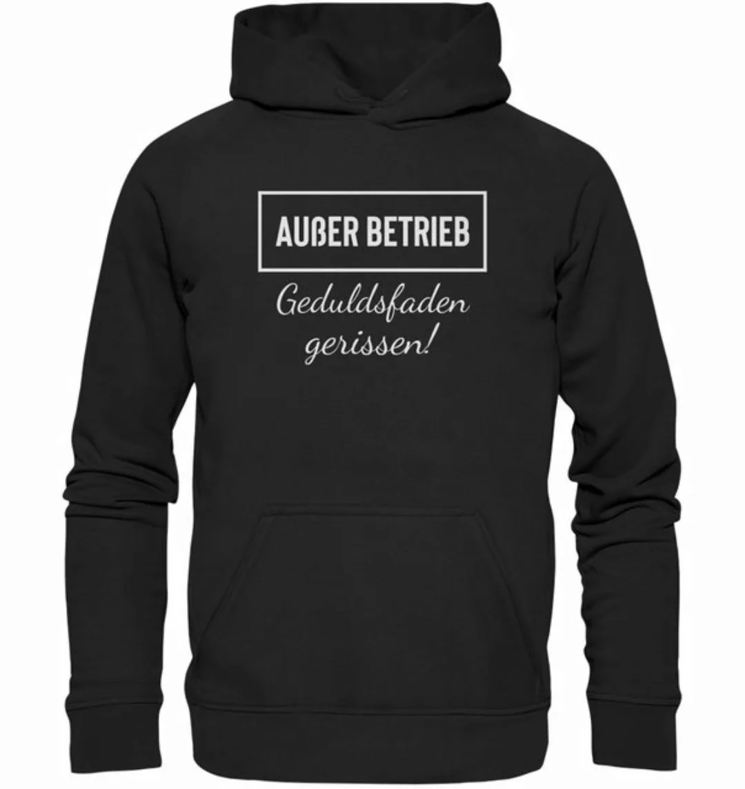 RABUMSEL Hoodie Außer Betrieb. Geduldsfaden gerissen! - Hoodie günstig online kaufen