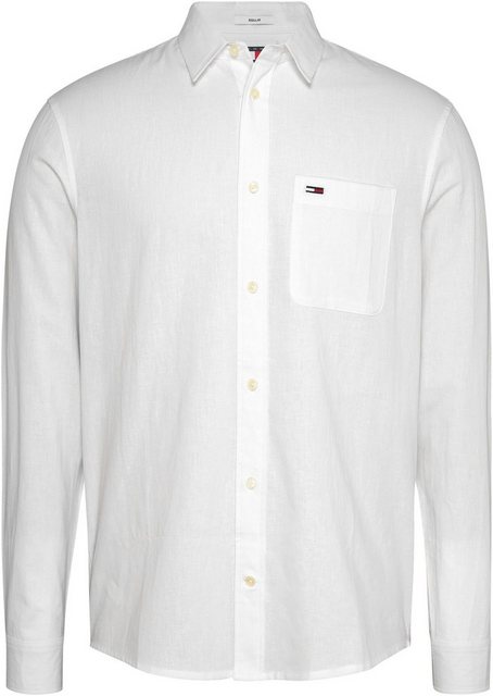 Tommy Jeans Langarmhemd TJM REG LINEN BLEND SHIRT günstig online kaufen