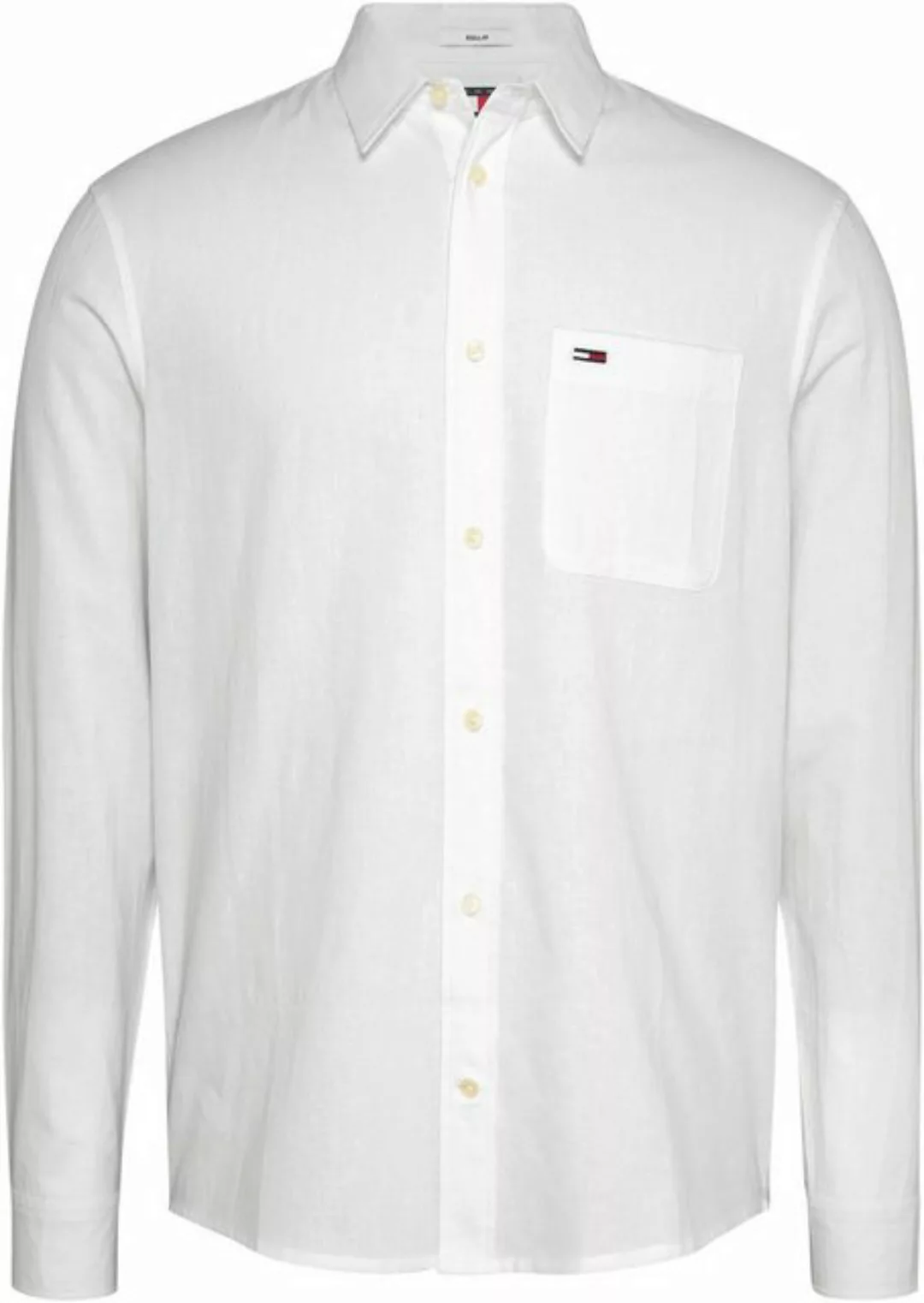 Tommy Jeans Langarmhemd TJM REG LINEN BLEND SHIRT günstig online kaufen