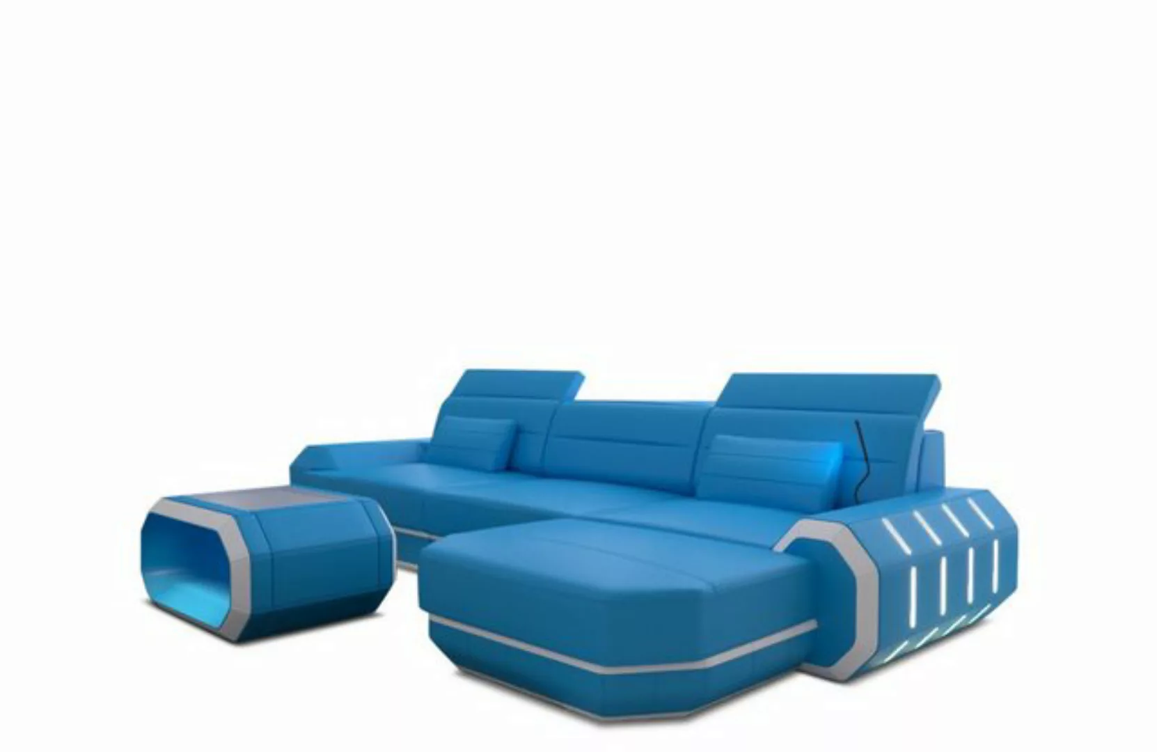 Sofa Dreams Ecksofa Sofa Ledersofa Roma L Form Leder Sofa Ledercouch, Couch günstig online kaufen