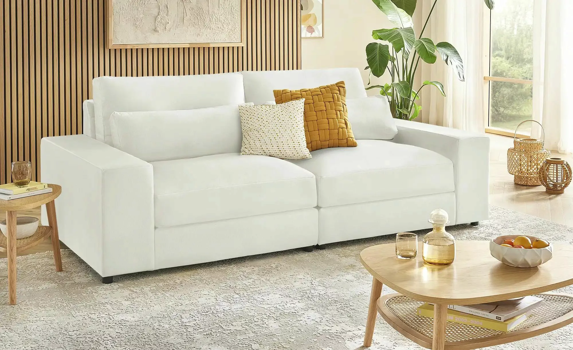 Big Sofa  Branna ¦ beige ¦ Maße (cm): B: 232 H: 88 T: 120 Polstermöbel > So günstig online kaufen