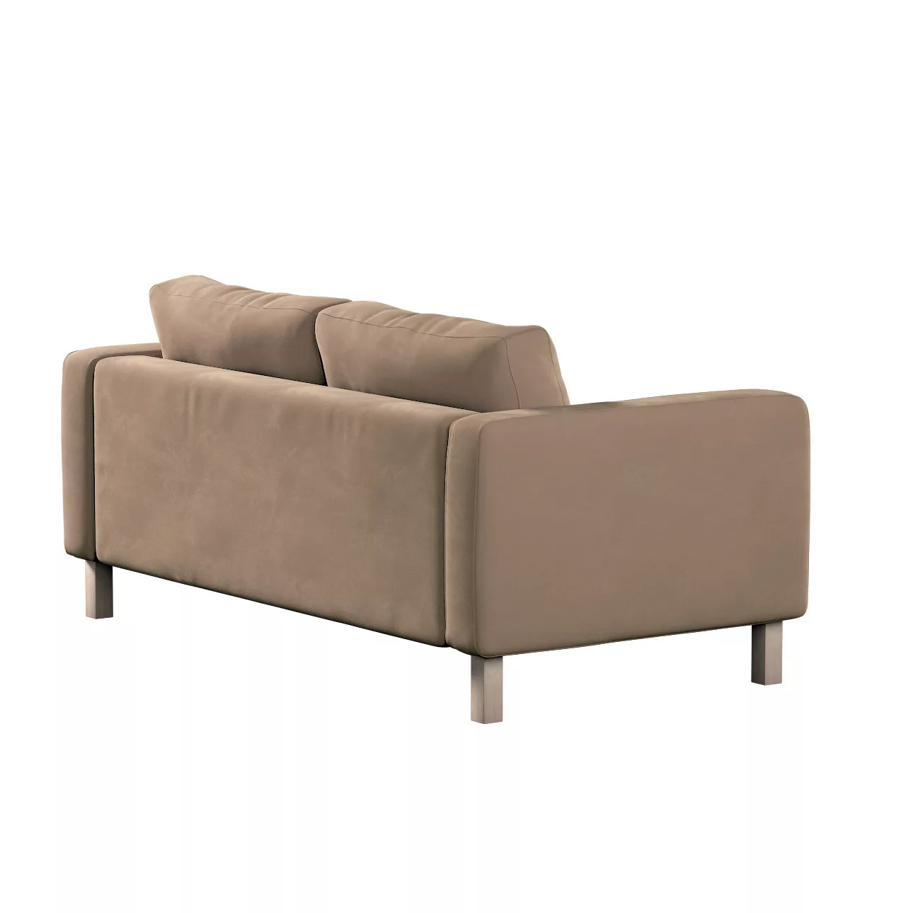 Bezug für Karlstad 2-Sitzer Sofa nicht ausklappbar, beige, Sofahusse, Karls günstig online kaufen