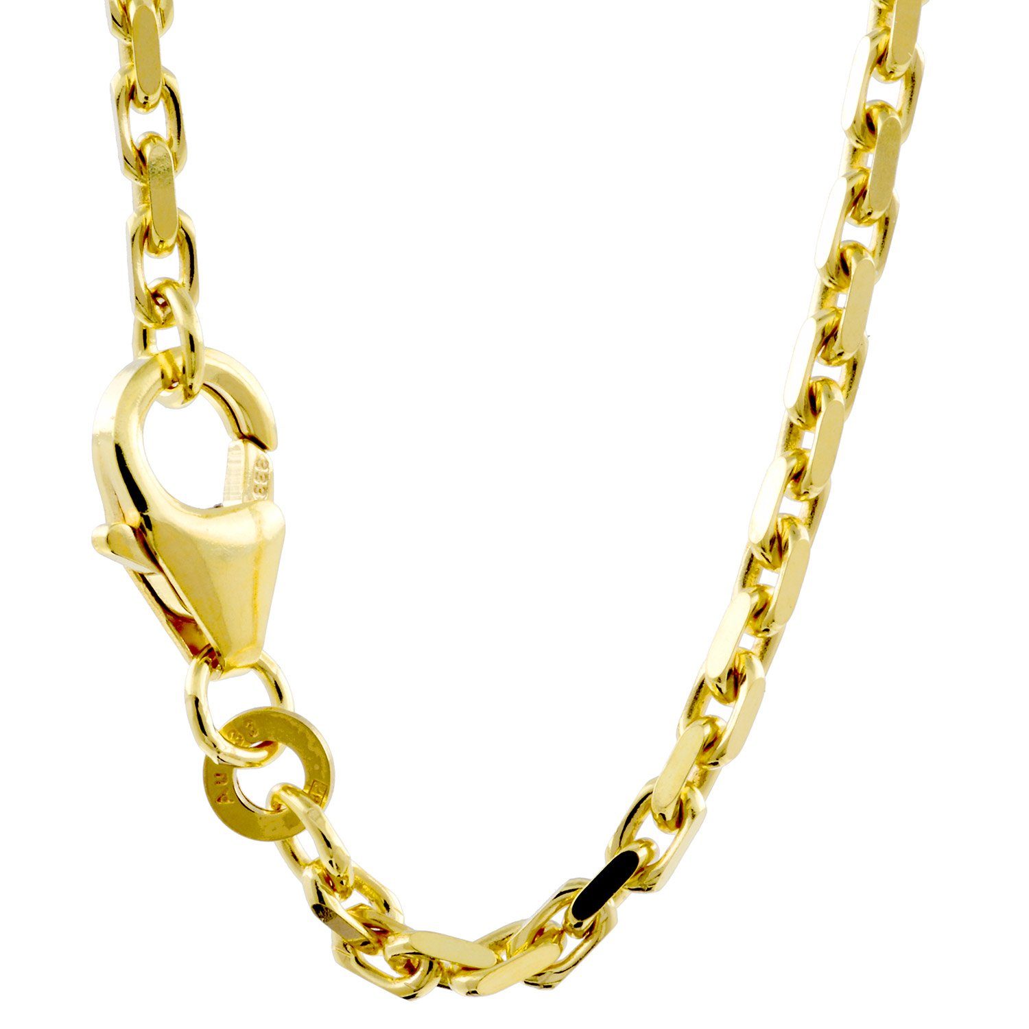 HOPLO Goldkette Ankerkette diamantiert Halskette Breite günstig online kaufen