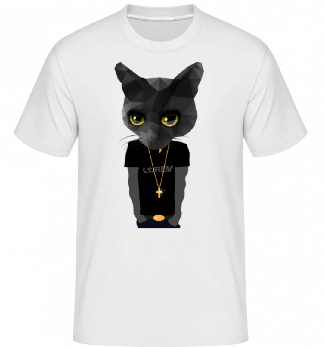 Polygon Gangsta Katze · Shirtinator Männer T-Shirt günstig online kaufen