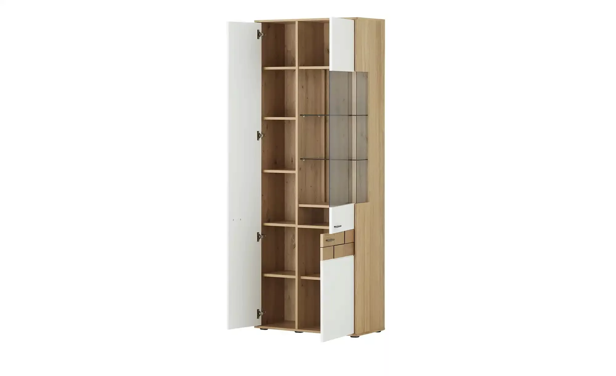 Jette Home Vitrine  Laguna ¦ weiß ¦ Maße (cm): B: 79 H: 207 T: 38 Kommoden günstig online kaufen